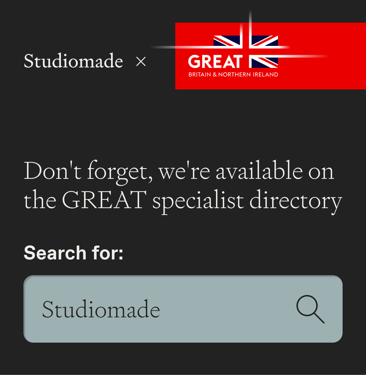 Studiomade tweet media