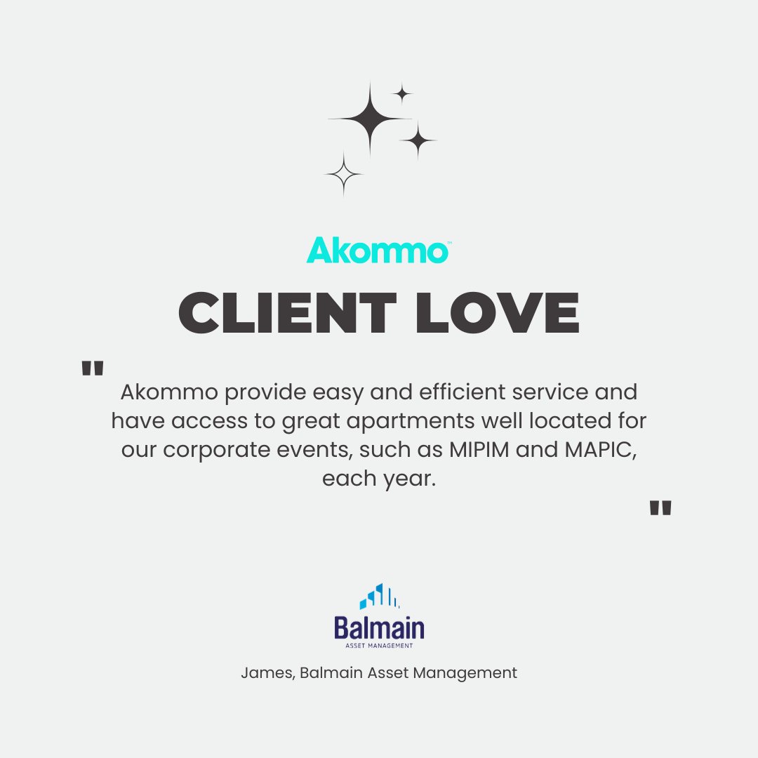 Having worked with James and Balmain Asset Management was such a pleasure! Here are some comments about their experience.