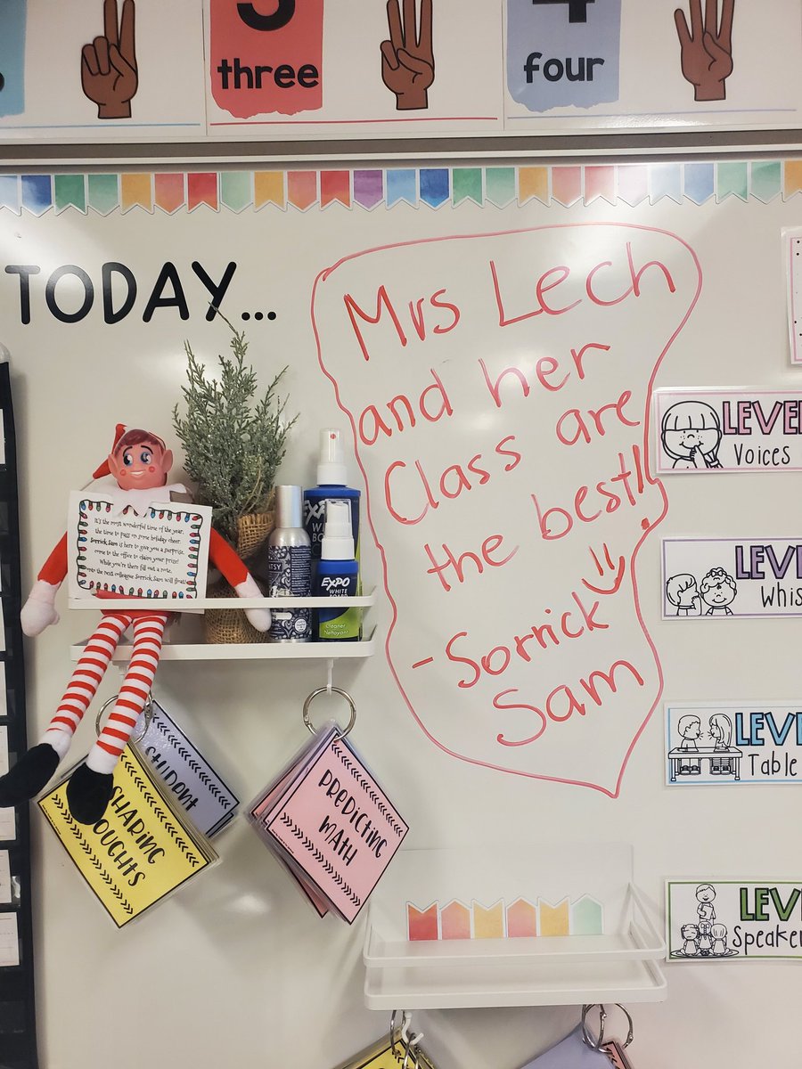 Sorrick Sam made his way to Room 123 today! #ohthefun #SK12Days <a href="/SorrickNPD117/">Sorrick Elementary</a>