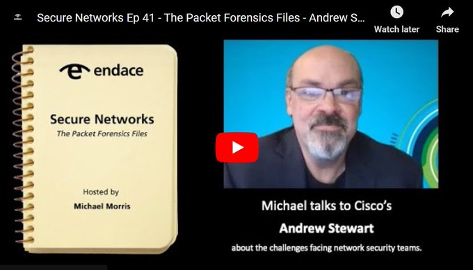 A great conversation with Andrew Stewart, Snr National Security and Govt. Strategist at <a href="/Cisco/">Cisco</a> in my latest episode of the <a href="/endace/">Endace</a> Packet Forensics Files. We speak to about the Whitehouse mandates, and #cybersecurity policies from #CISA...is it enough?  bit.ly/3W36ezG