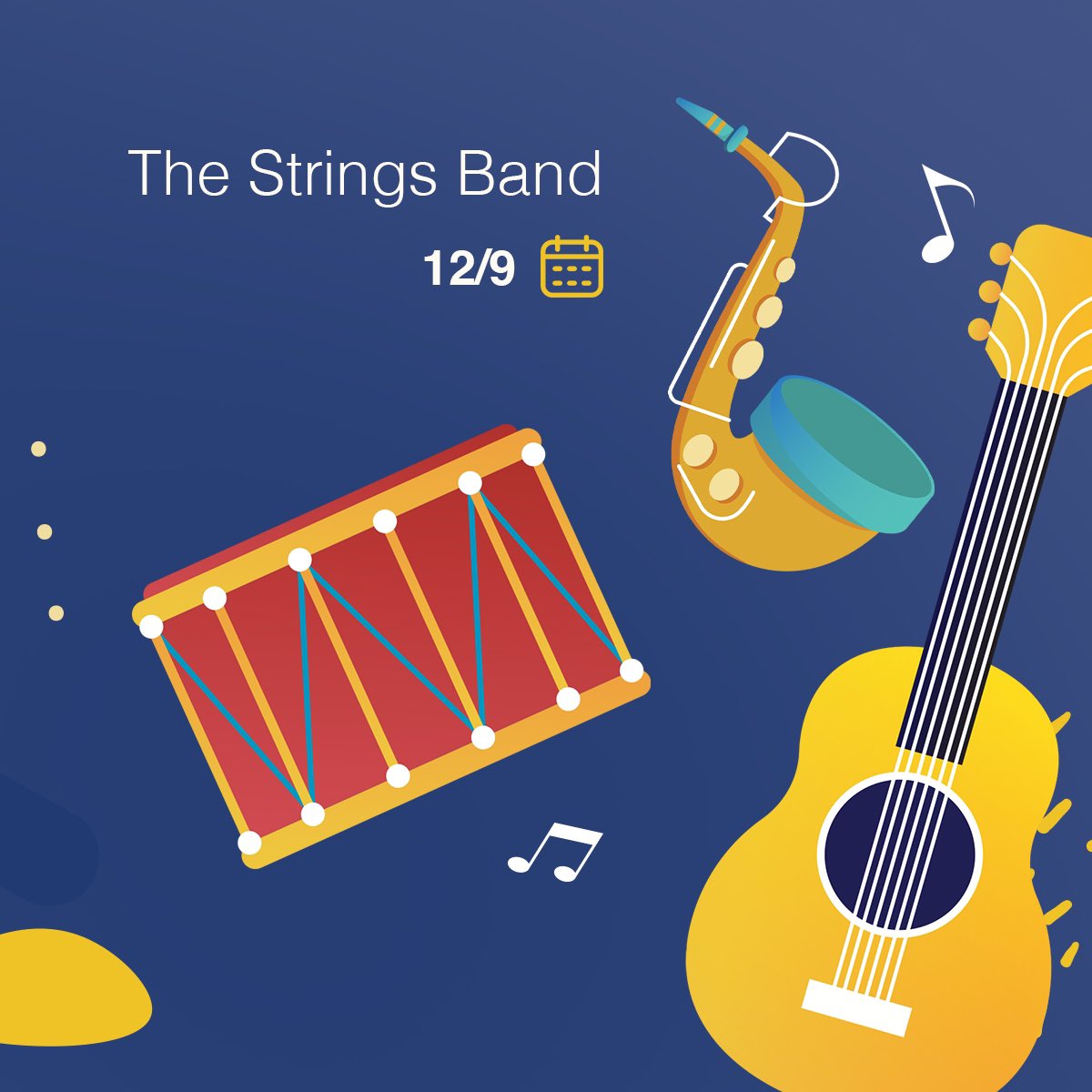 DahabiOman's tweet photo. ترقبوا عزف يوم السبت القادم🎶✨
Stay tuned for the upcoming show by the Strings Band🎶✨
#dahabi #muscat_eat #making_your_day_better https://t.co/wdr79h9NLf