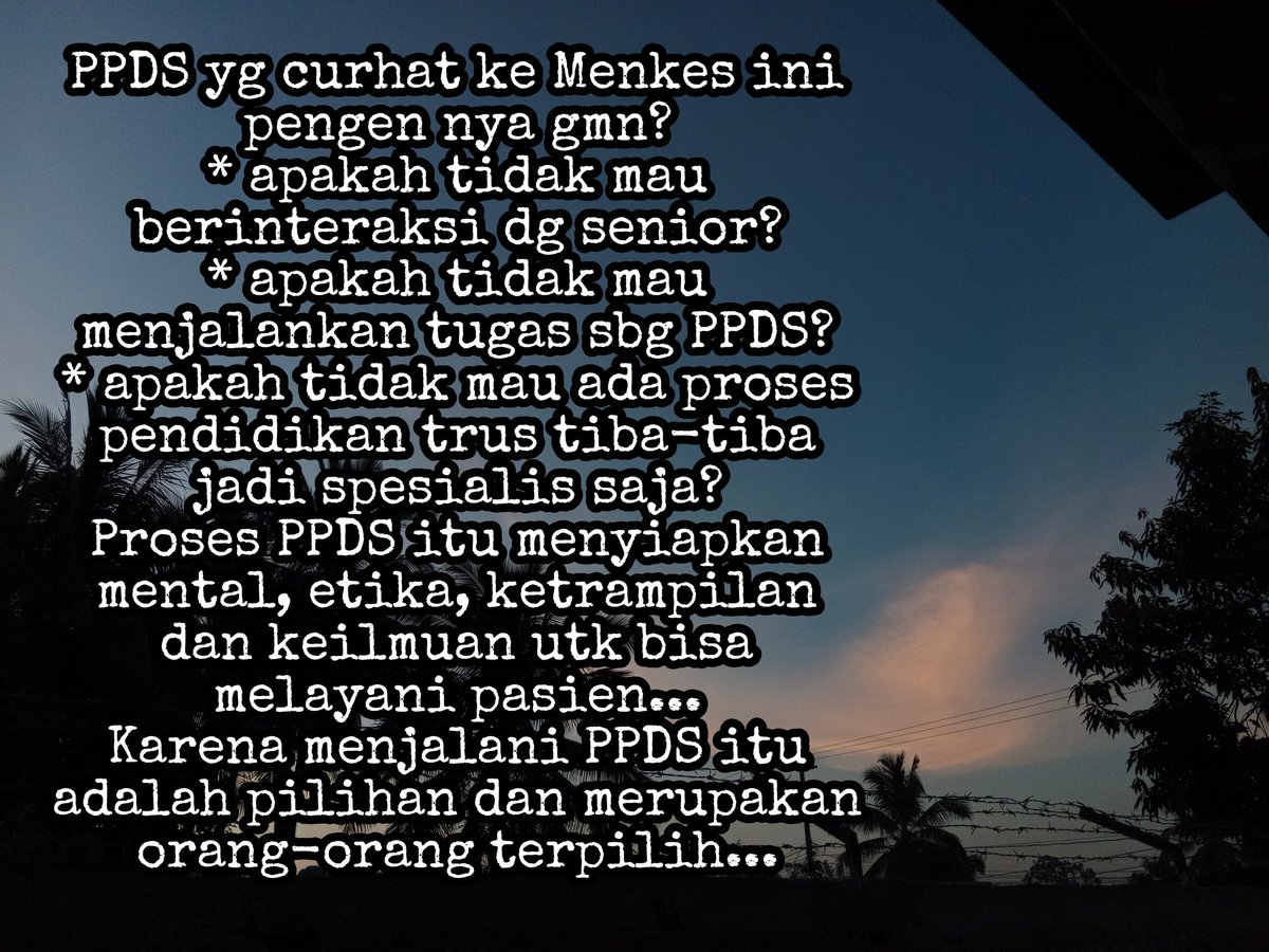 nirwan_anestesi's tweet photo. Menjadi peserta PPDS ( Program Pendidikan Dokter Spesialis) adalah pilihan dan orang-orang terpilih... https://t.co/SzfPssxeGb
