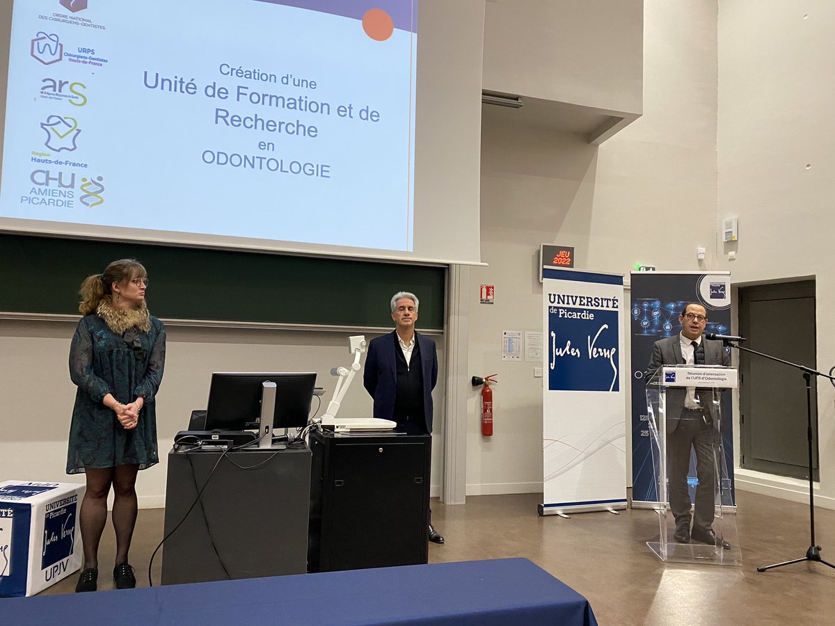 En septembre 2023, l'UPJV accueillera les premiers étudiants de la toute nouvelle unité de formation et de recherche (UFR) en #Odontologie, au sein du Campus Santé en partenariat avec <a href="/CHUAmiens/">CHU Amiens-Picardie</a>