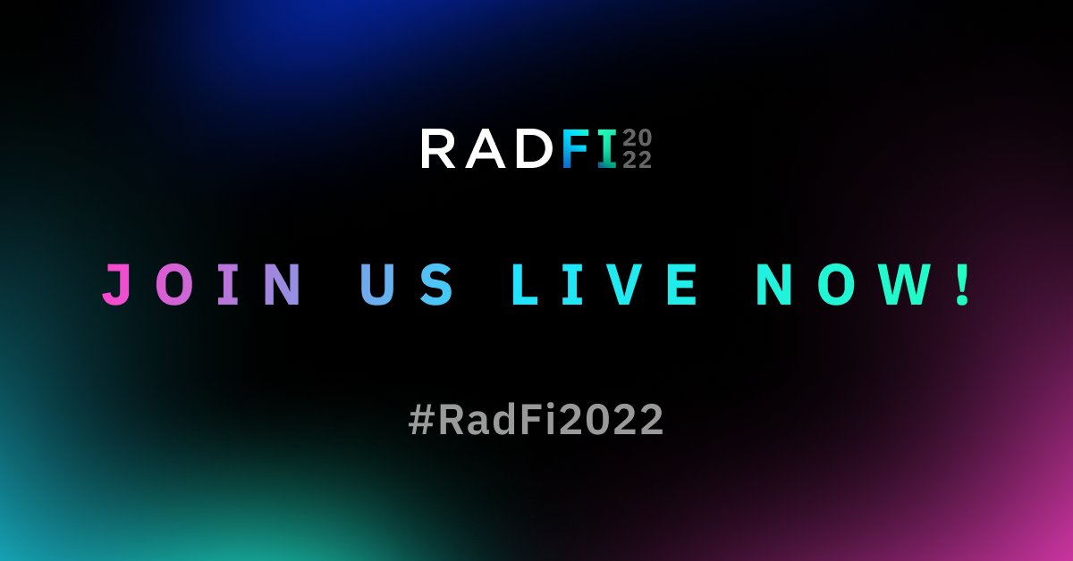 It's time to reveal a better Web3 experience. Built only on Radix 🌐

Watch LIVE: youtube.com/watch?v=5iSK3r…

#RadFi2022 $XRD