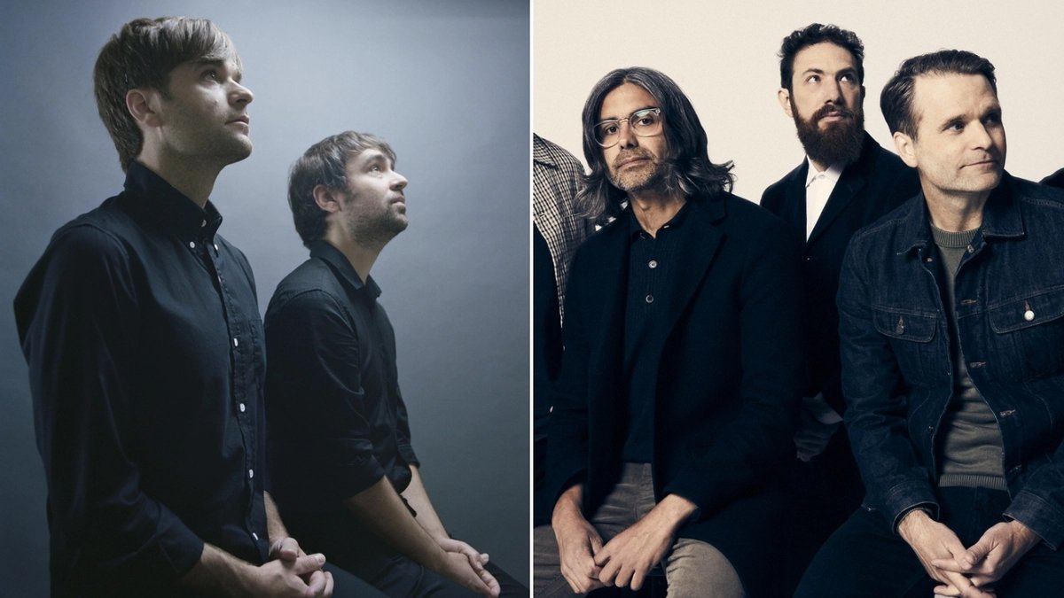 consequence's tweet photo. Ben Gibbard is pulling double duty on The Postal Service and Death Cab for Cutie's 2023 co-headlining tour.

The bands will celebrate the 20th anniversary of their respective albums Give Up and Transatlanticism by performing them in full: https://t.co/LQ8Kv02XUL https://t.co/vcQhgkpGN5