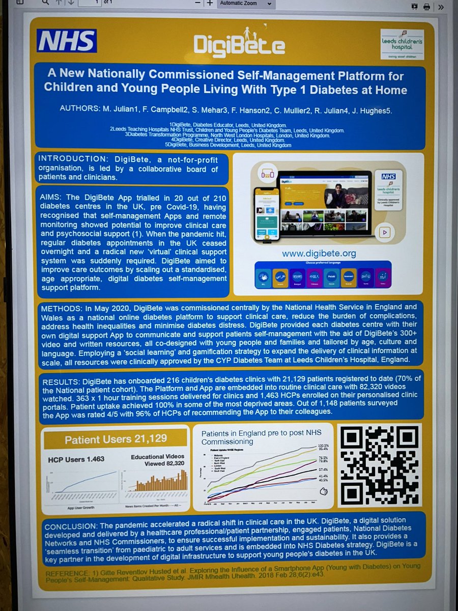 MaddieJulian's tweet photo. Reflecting on a very interesting and thought provoking #IDF2020 lots of really interesting discussions #Diabetes spotlight sessions focusing on improving #QualityOfLife and involvement for those #LivingWithDiabetes 💙 https://t.co/JJrRA1Mc6s