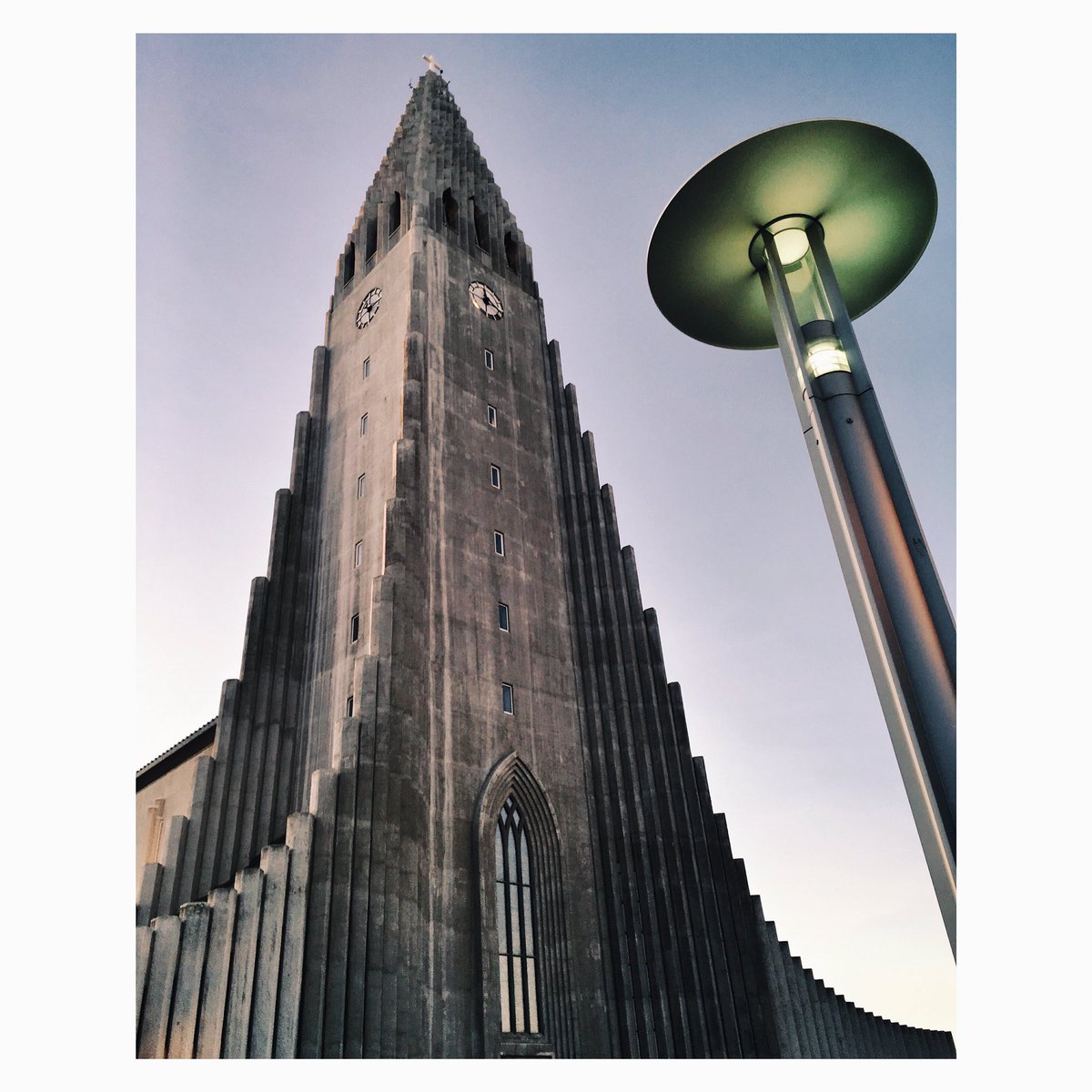 ..street lamp with significant #architecture 

#photography #iceland #contemporaryphotography #modernart #fineart