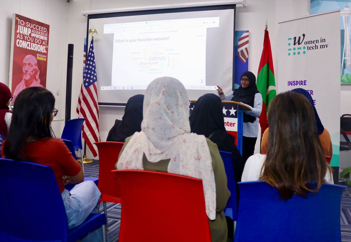 womenintechmv's tweet image. We are so excited to announce another new initiative for girls to learn coding. In partnership with @ACMaldives, today we begin #SheCodesMV, a program targeted for women aged 16-26 to equip themselves with skills for the future