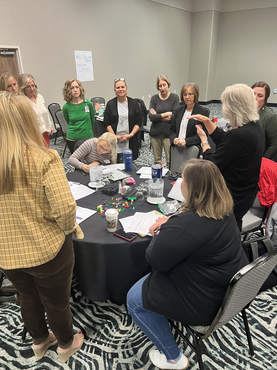 Check out our partners in Nebraska's Journey to Inclusion using @legos to build a structure to create access to grade level learning for students with disabilities during a professional development session. #inclusiveeducationweek <a href="/NDE_SPED/">Amy Rhone</a> <a href="/NDE_DistSupport/">Shirley Vargas</a> <a href="/NDE_GOV/">NDE</a>