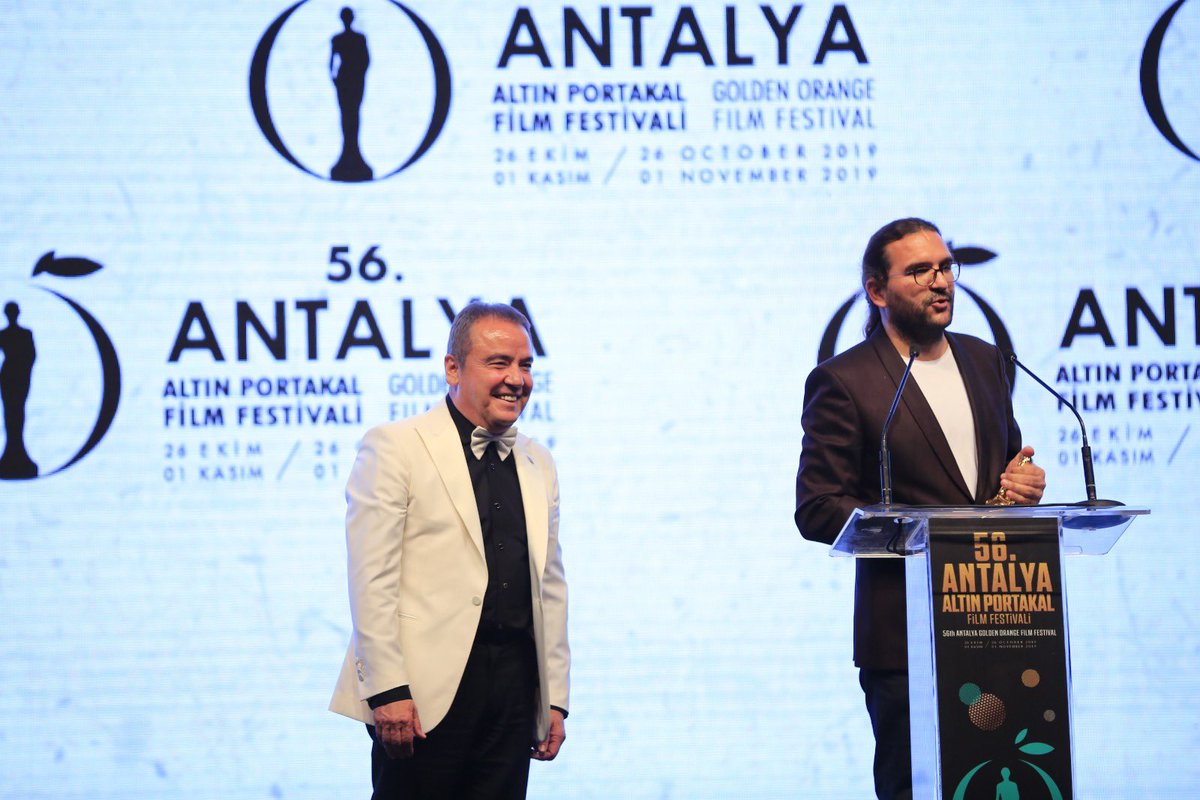 antalyaffint's tweet photo. The film 'Bozkır' directed by Ali Özel was deemed worthy of the Best Film Award at the 56th Antalya Golden Orange Film Festival. 
#56thGoldenOrange #AntalyaFF2019 #FilmFestival 
#Antalya #Bozkır #BestFilmAward https://t.co/VJ65sh00LU