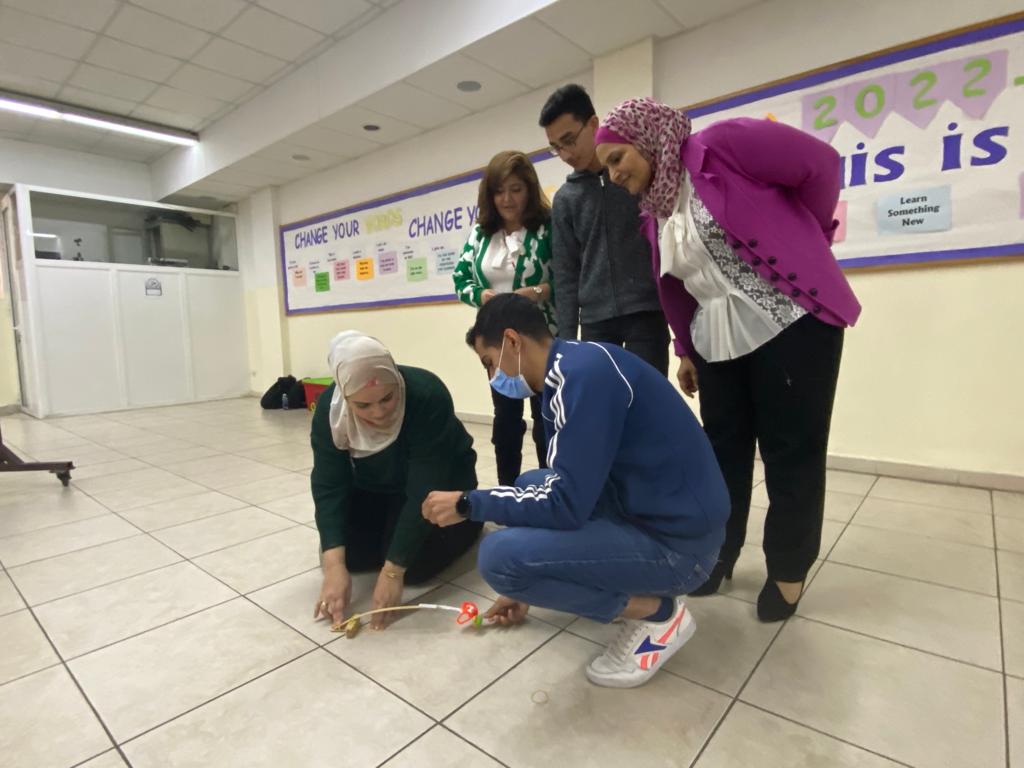 Our Science, #Steam, and English Coordinators and teachers attend a hands-on workshop with Dr. Ben Koch funded by the US Embassy partnered with Nu Minds ,pop up spaces ,and Tatweer Baladna about steam and civics learning.
#Nu_Minds
#pop_up_space  
<a href="/makdawhaschool/">Makassed Dawha School</a>