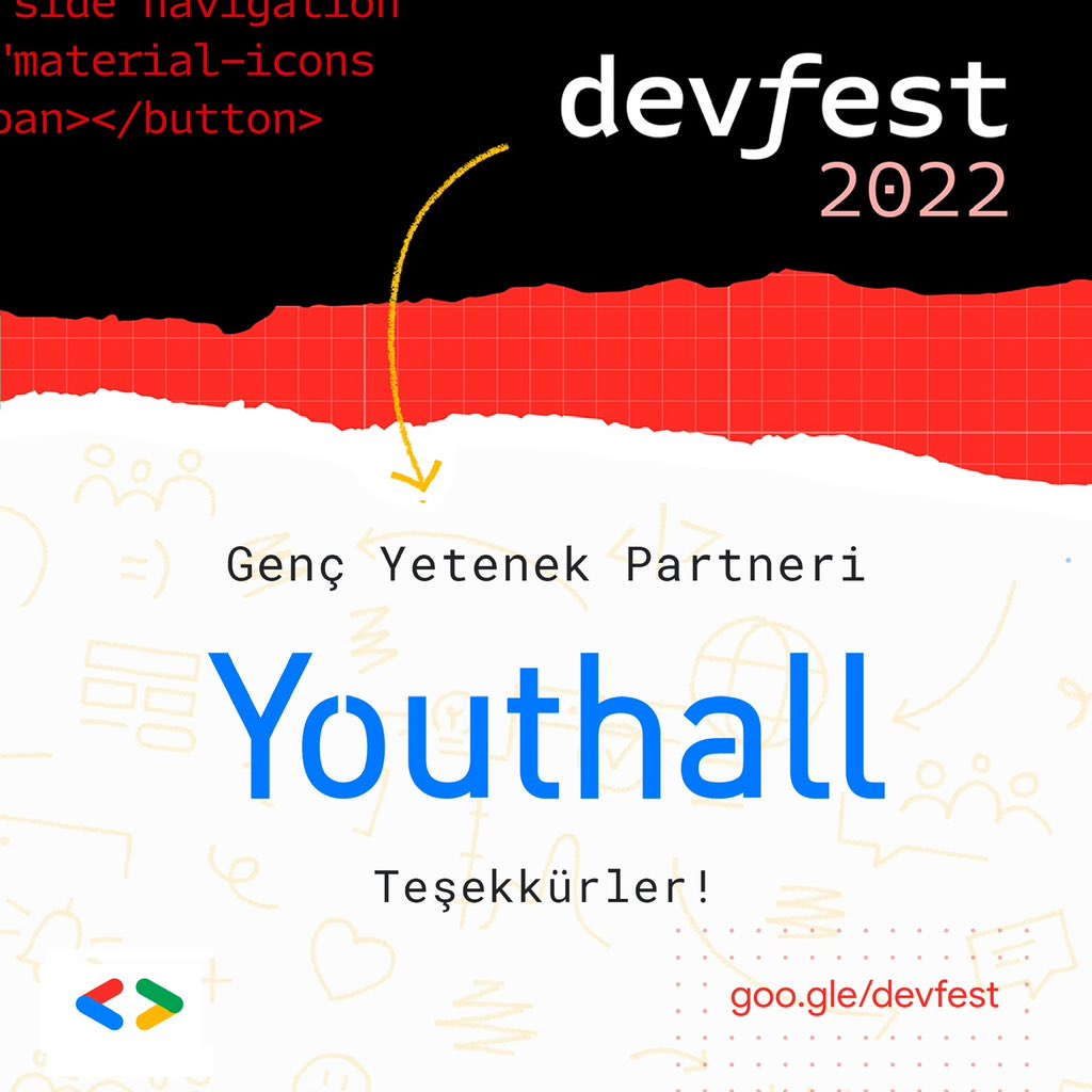 GDG_gaziantep's tweet photo. Merhabalar⚡️
Karşınızda Devfest’22 Gaziantep’in Genç Yetenek sponsorumuz🤩 
Süreç boyunca yanımızda oldukları için destekçimiz @youthallcom ’ a  teşekkür ederiz💥
•
•
•
•
#devfest #google #university #devfestgaziantep #developerfest #devfest2022 https://t.co/jsOcaRo5X5