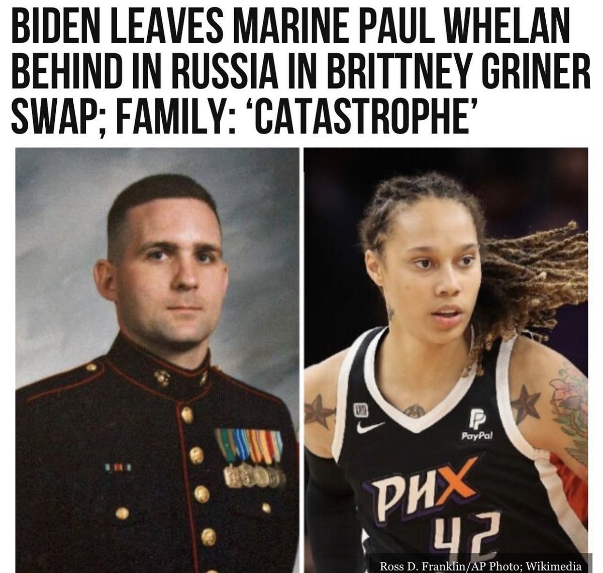 VernonForGA's tweet photo. One defended our country; the other despised our country.  It’s a no brainer on which one should have been freed. 

But then, @JoeBiden has no brain! https://t.co/XgRvn7zYWr