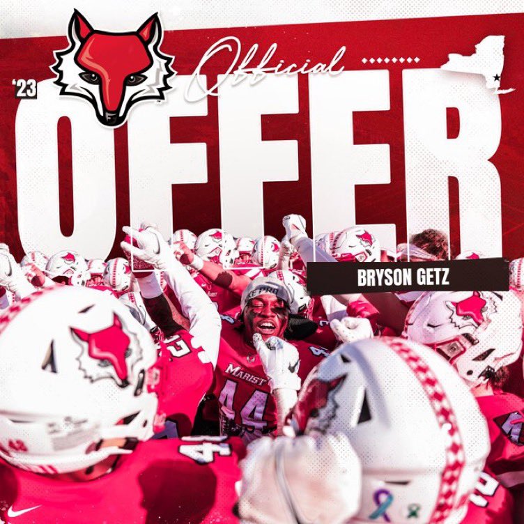 BrysonGetz's tweet photo. After a great talk with @coachk2440 I am blessed to receive an offer to @Marist https://t.co/7V2mPspX9u