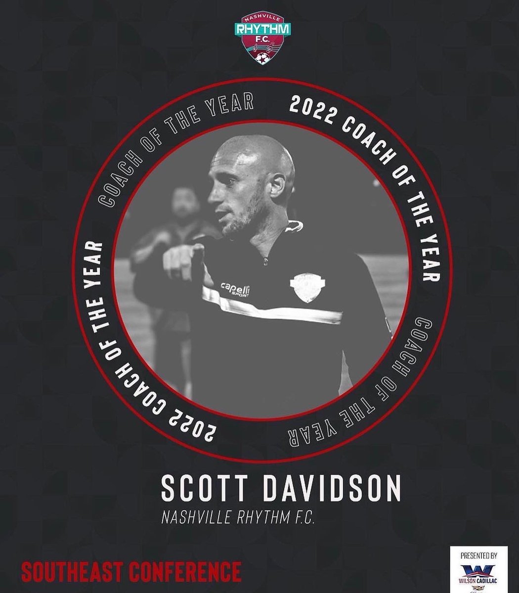 nashvillerhythm's tweet photo. #ThrowbackThursday to when Nashville Rhythm’s Head Coach, Scott Davidson, was awarded @wpsl South Region Coach of the Year… x3️⃣YEARS in a row! #2019-22 #RememberThat #ItWasAwesome We❤️Coach Davidson! https://t.co/iYJxBJHLgV