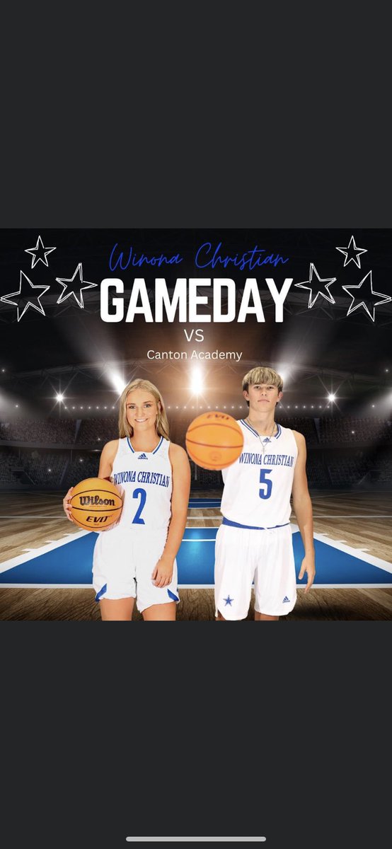 Stars are back in action tonight at home against canton academy tonight!!