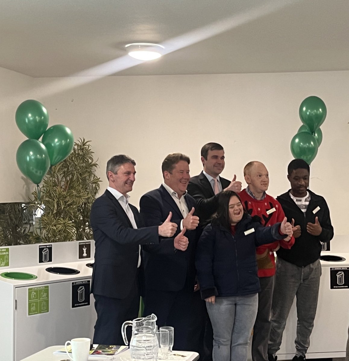 Thrilled to be invited to Prosper Fingal #Portmarnock today to congratulate everyone on their Energy Management &amp; Sustainability Project.  
Prosper Fingal have set up service-user led ‘Green Teams’ across their facilities &amp; today we acknowledged the work of the ‘Green Champions’