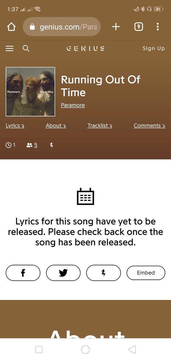 LouVonBal's tweet photo. First is THE NEWS. THIS is what we'll have NEXT. I love you @paramore . https://t.co/MSad5YoFxf