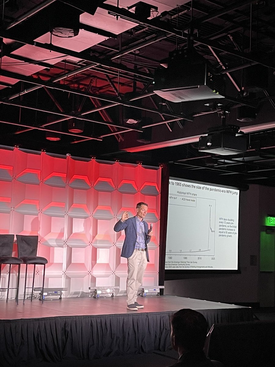 mlenadelvecchio's tweet photo. Kicking off #boundaryless event Dr.Nick Bloom @I_Am_NickBloom 
WFH trends and what’s coming in the upcoming years https://t.co/FtXaHwapRl