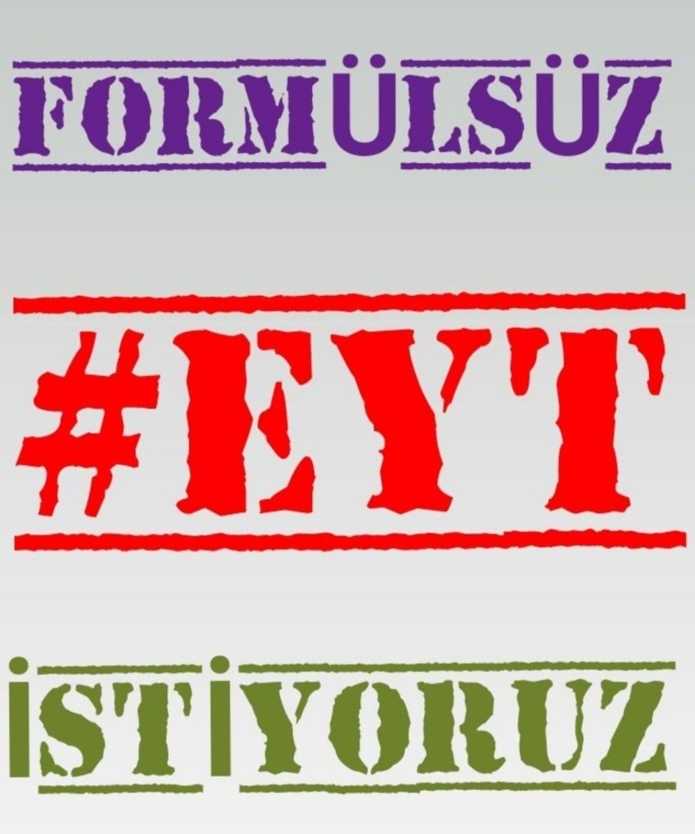 #SonSözüEYTSöyler sozunuzde durun sayın bakan herkes sizin sozunuze güvenerek gitti kredi çekti borçlandı SGK ödeme yaptı şimdi yaş şartı derseniz biz kandırılmış olmuyorda ne oluyoruz <a href="/vedatbilgn/">Vedat Bilgin</a> <a href="/tcbestepe/">T.C. Cumhurbaşkanlığı</a>