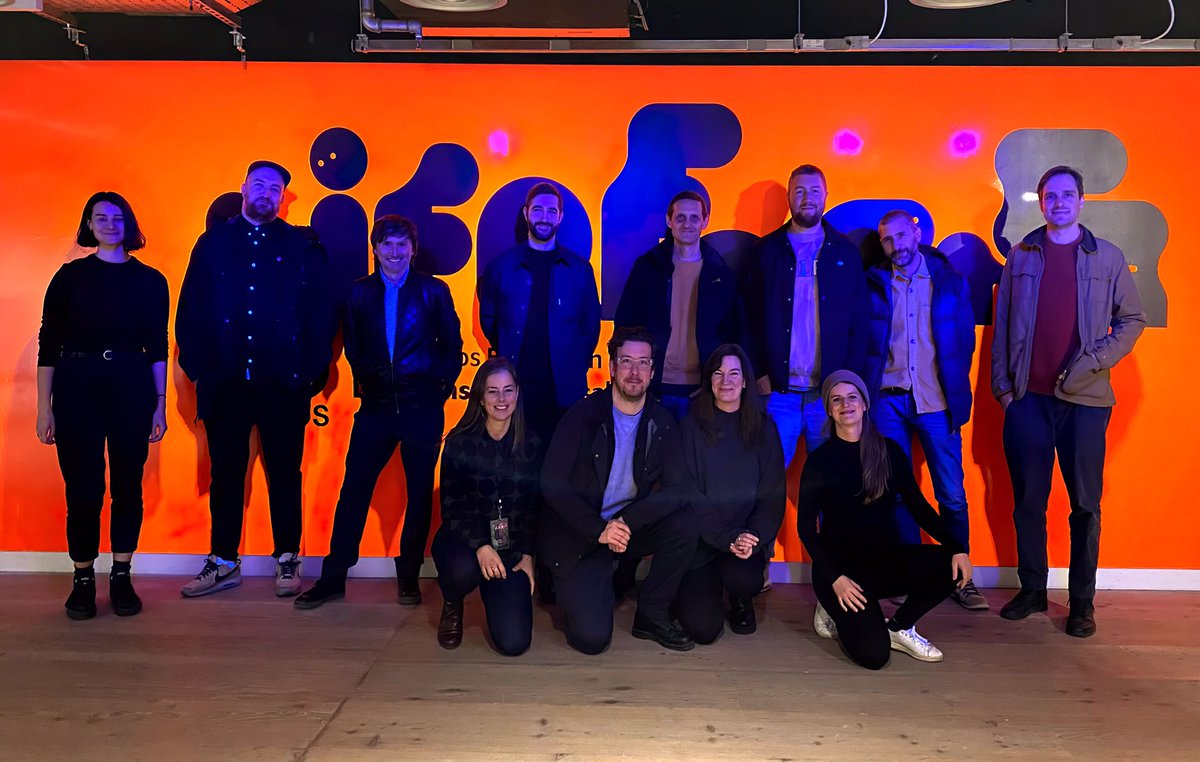 Our very own lifeforms, on a team visit to our exhibition at @180_studios. Our collective works remotely & it’s rare for so many of us to be in the same place at the same time. Though we did miss our other collaborators elsewhere around the world who couldn’t join us this time!