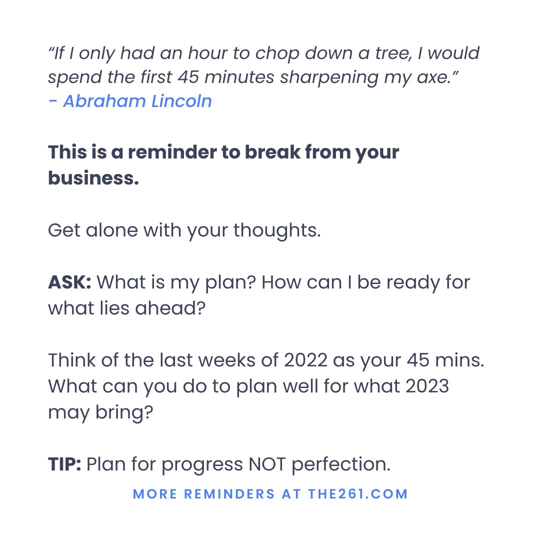 systemandsoul's tweet photo. Nobody knows what the future has in store

That's maybe the most difficult lesson we've learned in the last 2 years

We're learning to...

Take this time
Take a break
And get clear

We can't know what we'll face in our business, but we can start clarifying how we want to show up https://t.co/5mD517WwDl