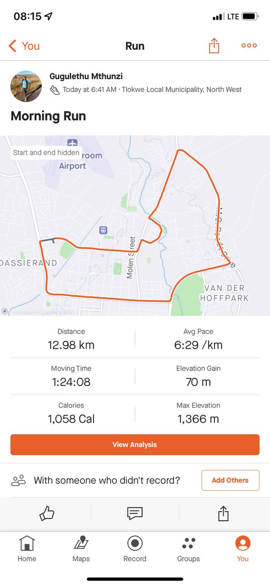 gugu_mtz's tweet photo. What a great run this was #RunningWithTumiSole #runningformore #FetchYourBody2022 https://t.co/1AI1uf74W3
