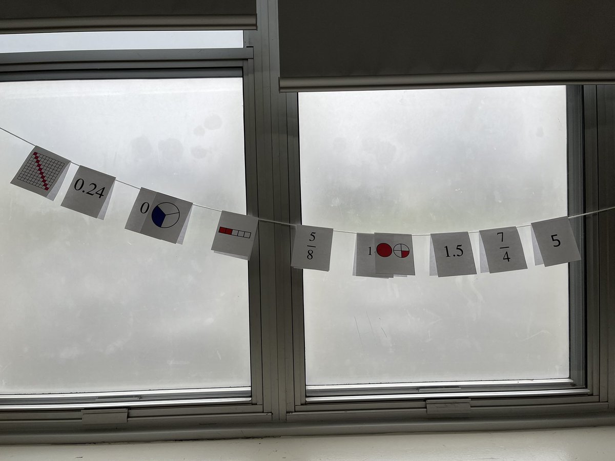 Coles_Math's tweet photo. We are working towards mastering our ordering fractions and decimals skills. 701, 702, and 703 did amazing in our small group clothesline challenge! 
@EllenvaleJrHigh https://t.co/sIbZ6cUlDj