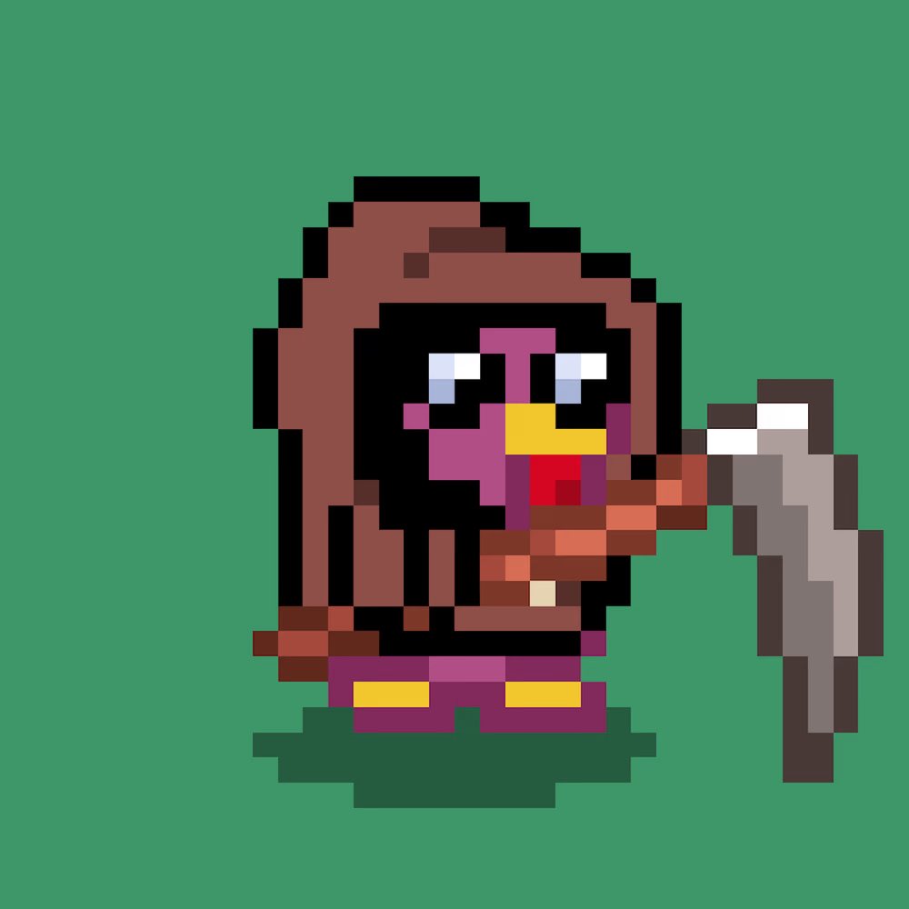 noxwrk's tweet photo. No roadmap, CC0, No royalties.
Just some @NFTCryptoCocks π
#NFTCryptoCocks #pixelart https://t.co/B3up2cOVWA