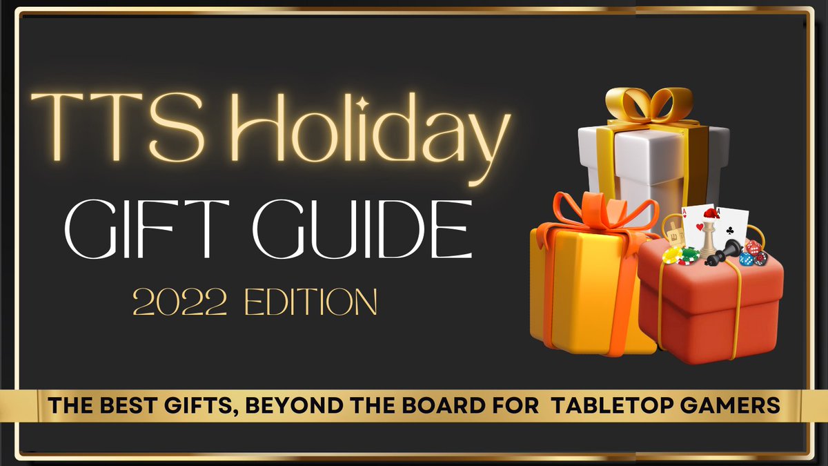 The 2022 #TabletopSimulator Board Gaming Gift Guide has 14 awesome gifts to give the tabletop game lovers in your life this holiday season! 🎁- ow.ly/HFoQ50LY3tR