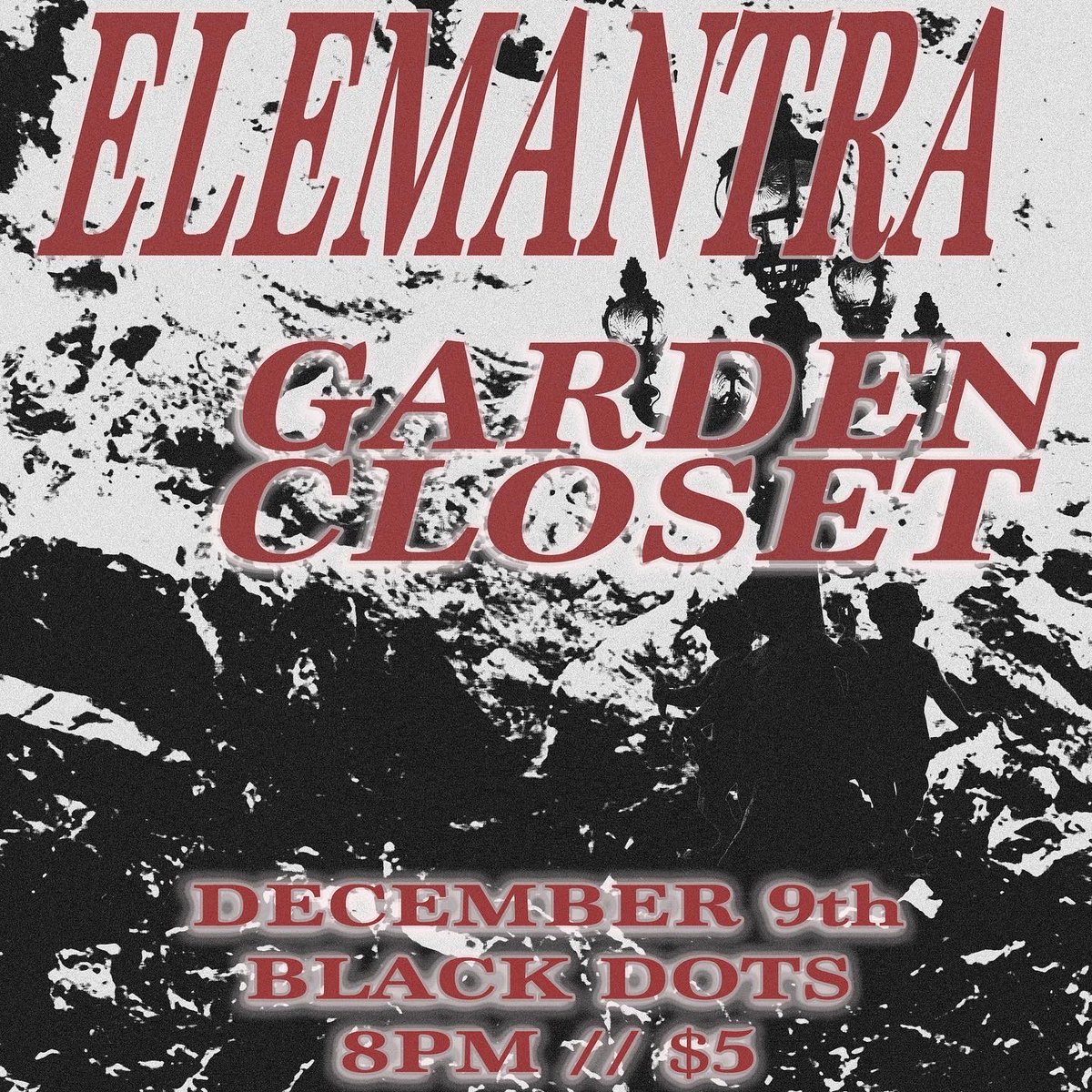 elemantraband's tweet photo. 🔥TOMORROW🔥
We’re doing something we’ve always wanted to do. We’re ripping a gig at a Record Store! No its not Amoeba Records in CA. Its better. The show is at Black Dots, the best record shop in Buffalo. Garden Closet is on first &amp; they are sick. Doors @ 8, music @ 9. $5 entry https://t.co/uEiLorwLif