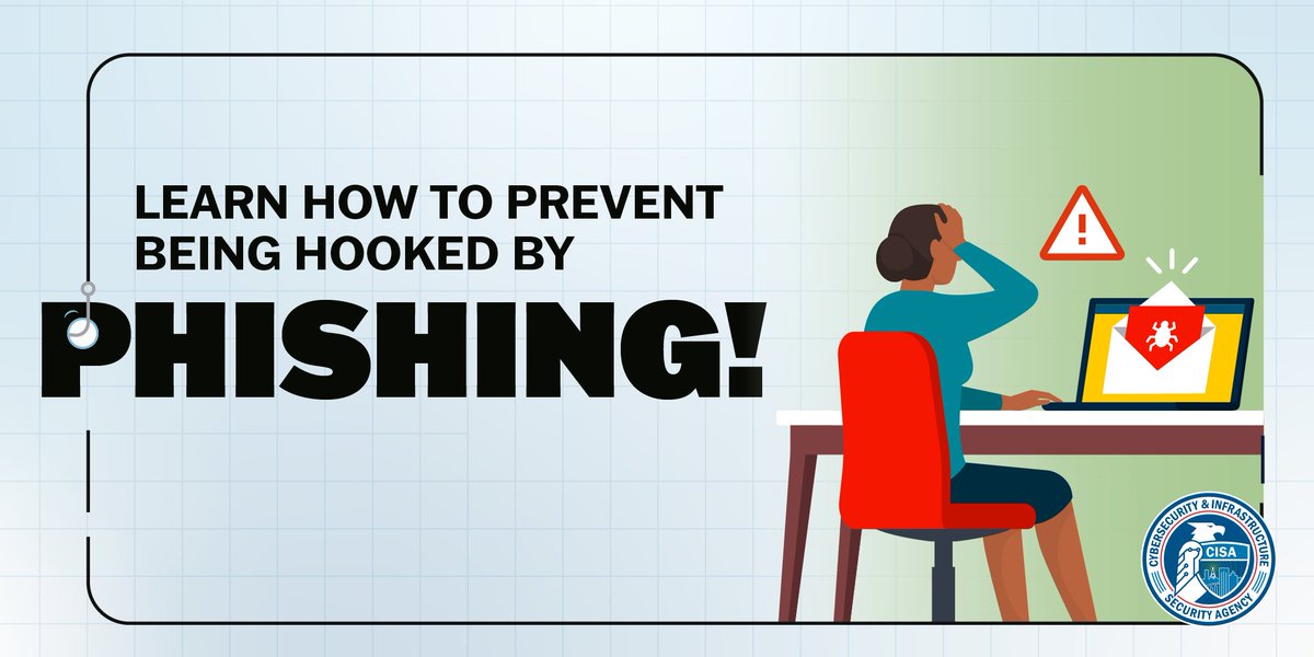 A @CISAgov assessment found that 70% of attached files or links containing malware weren’t blocked by networks’ protection services. 👉 Review and share the infographics at go.dhs.gov/Z78 to reduce your organization’s susceptibility to phishing attempts.