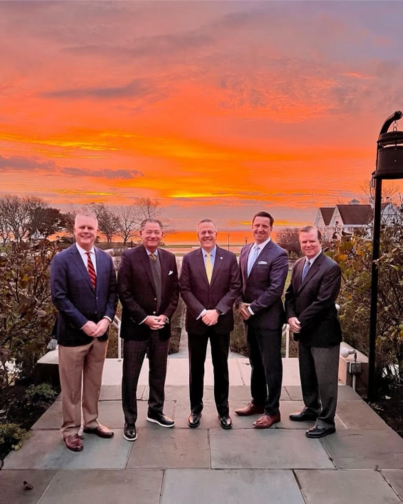 Brilliant start to the day at Beach Point Club for the CMAA Club Leadership Summit. Pictured here are Kurt Keubler, Jeff Morgan, Tom Wallace, Jim Butler of Club Benchmarking and CLA's John Schultz. Thanks to Randy Ruder, CCM, CCE for hosting and to the exceptional staff.