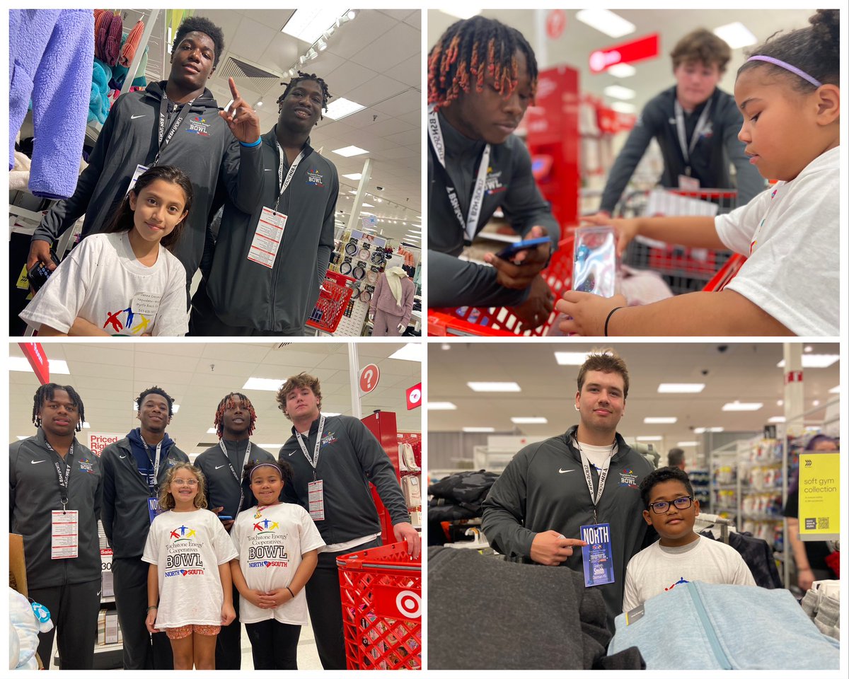 NorthSouthFB's tweet image. It is not always about football during the Touchstone Energy North South All Star game! @TSECooperatives @Target #TouchstoneEnergyBowl
