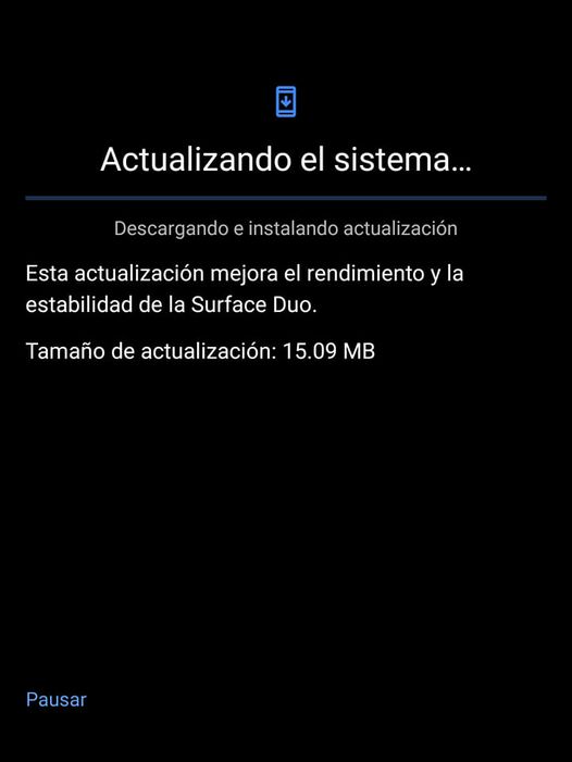 jvsdev's tweet image. #Surfaceduo #Update rolling out.
