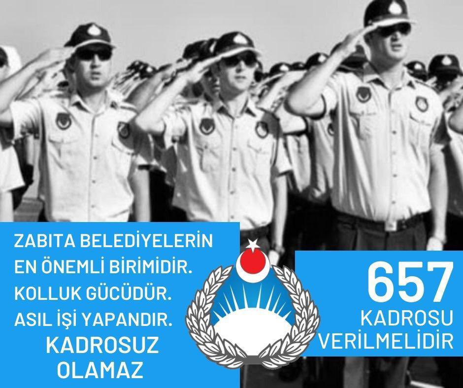 #işçizabıtayakadro kadro istiyoruz 657 ye tabi olmak istiyoruz <a href="/RTErdogan/">Recep Tayyip Erdoğan</a> <a href="/meral_aksener/">Meral Akşener</a> <a href="/kilicdarogluk/">Kemal Kılıçdaroğlu</a> <a href="/ekrem_imamoglu/">Ekrem İmamoğlu</a> <a href="/vedatbilgn/">Vedat Bilgin</a>