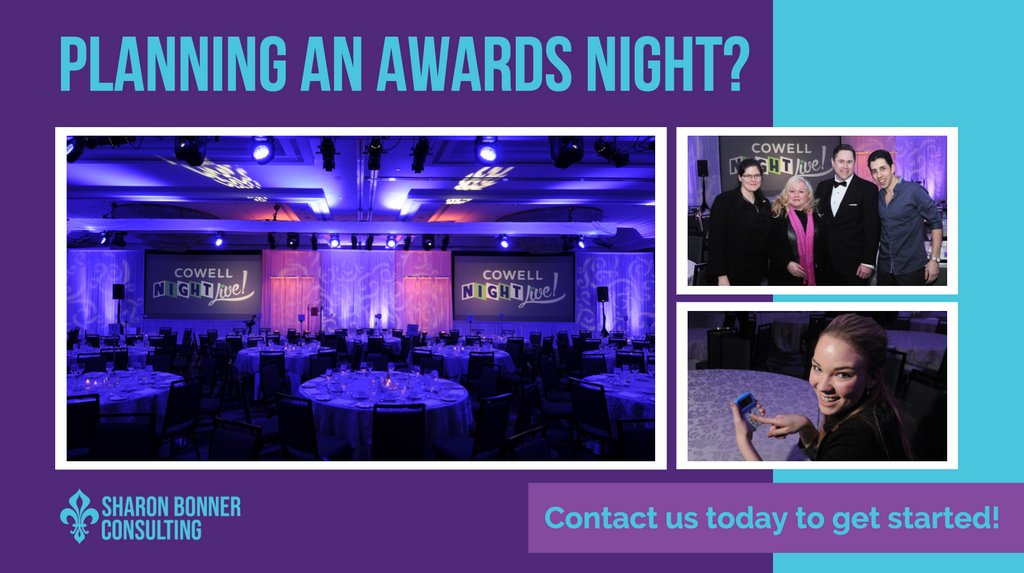 SBConsulting9's tweet photo. An #AwardsNight doesn't have to be boring. Look at what we did for our Cowell Night Live event: all the guests got to participate, vote, and direct the game-show-style presentation! 🎤🎲#SharonBonnerConsulting #BestEvents #EventConsulting #EventExperience https://t.co/iN8GRUBXnx