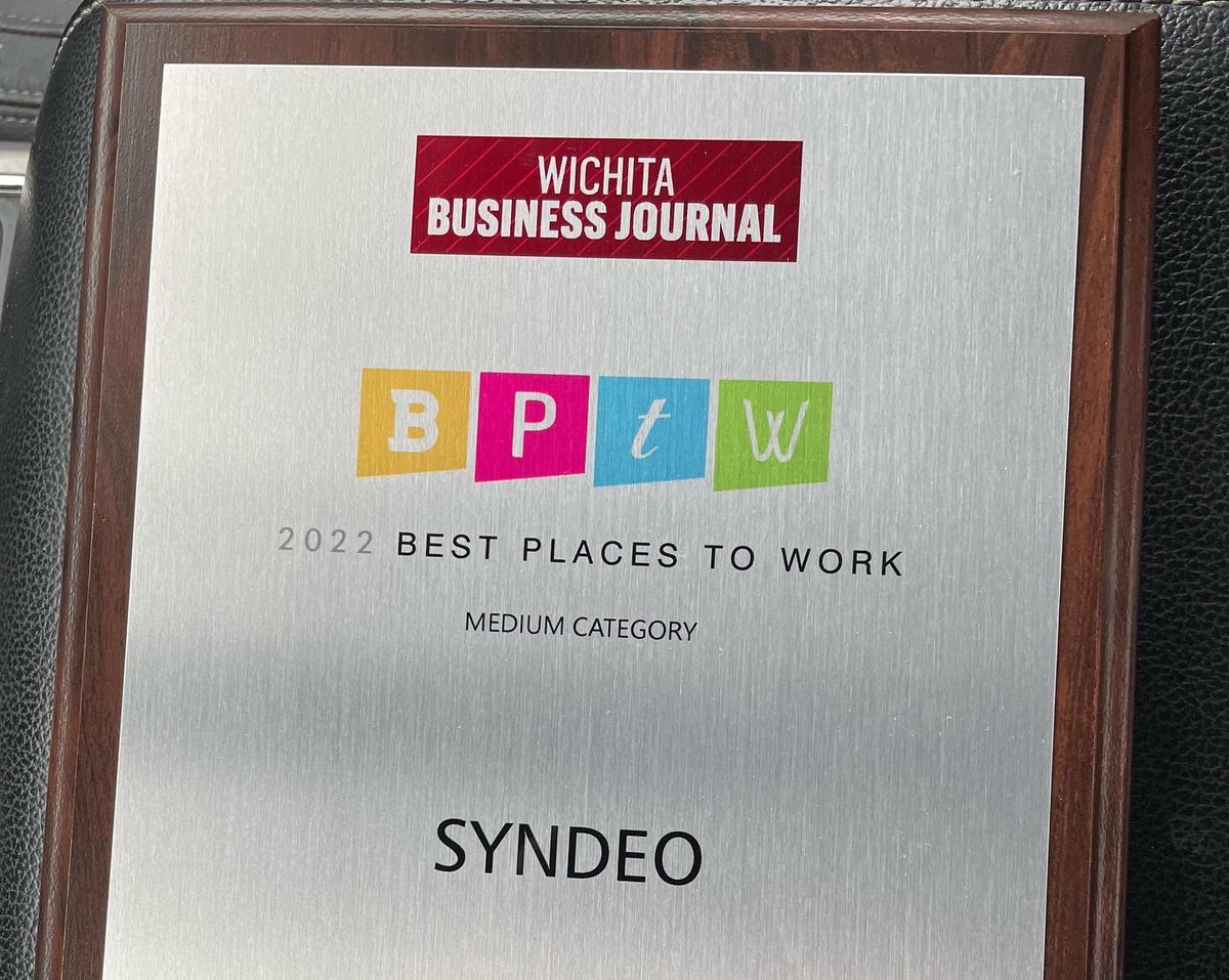 It’s such a great and humbling honor to be recognized by the <a href="/ICTBizJournal/">Wichita Business Journal</a> as one of the best places to work in #Wichita year after year. 
#ICTBizBPTW