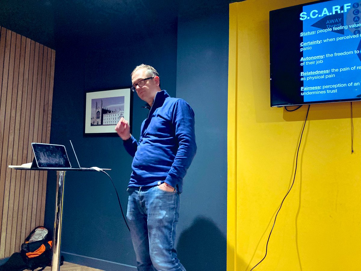 cufcacademy1's tweet photo. Thank you to @beeversjames for delivering a fantastic thought provoking CPD this evening for the clubs first team and academy staff on resilience and wellbeing! #CamUTD https://t.co/7KydTEtyLd
