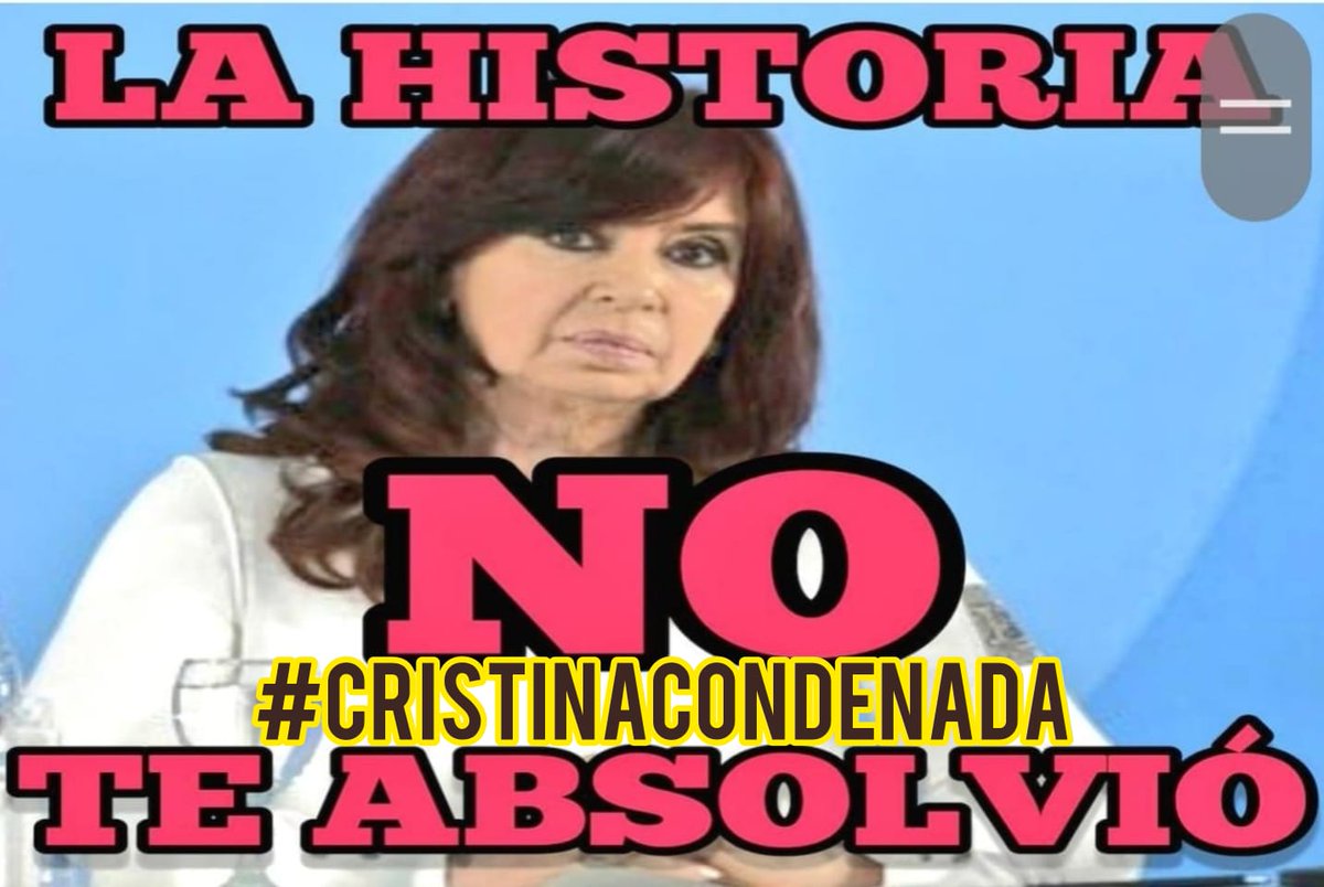 ReynaTarantula's tweet photo. @drjorgerachid #CristinaCondenada
#CFKLadronaDeLaNaciónArgentina
#CristinaCulpable https://t.co/FU9ur3XE2U
