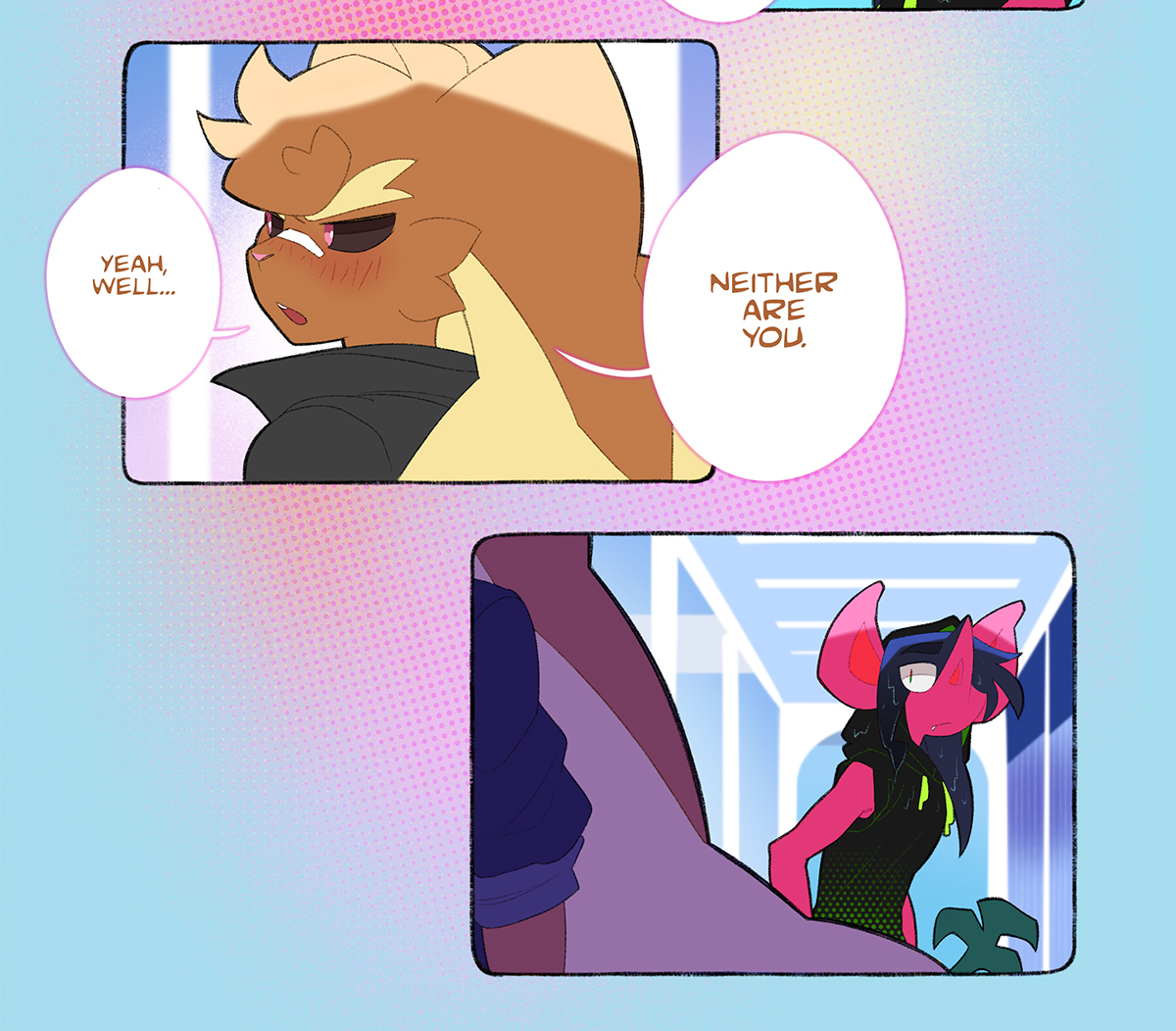Fudo &amp; Casper 21: Bad Forecast (4/4)
I genuinely love Jordan. A reminder that she was created by @Sailor_Starky who deserves all the credit. Thank you again for letting me use her. 
