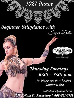 TamarindTribal's tweet photo. Women of Wisconsin,  in the Reedsburg,  Baraboo, and surrounding areas, bellydance classes will be coming to you!  Join me on Thursday evening 6:30 to 7:30 pm starting January 5th at 1027 Dance, 1587 E. Main Street, Reedsburg, WI for beginner bellydance class. https://t.co/QJpOVMwEq5
