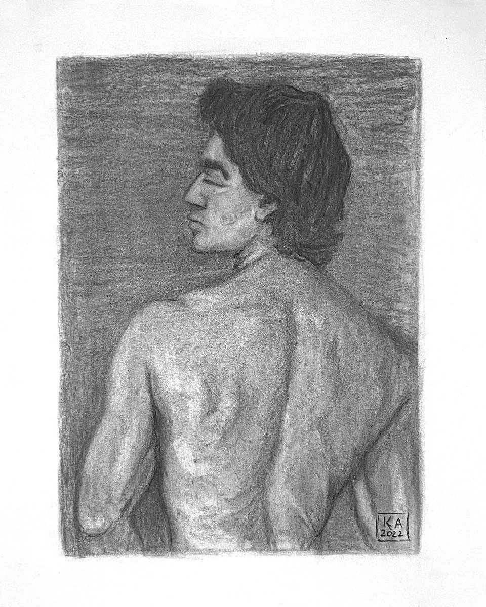 KyleMAnderson's tweet photo. A couple charcoal sketches inspired by the handsome Gonzalo. Come see them in person this weekend with @doableguys at the @queerartfest! 

11 x 14 in. #charcoal #drawing #queerart #supportqueerartists #queerartwinterfest https://t.co/6zZ8vqG6mu