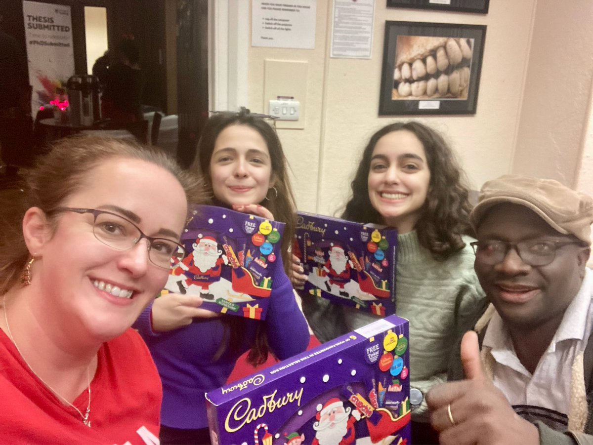 We won the non-Christmas quiz! Go Team! I love a selection box 🍫 <a href="/UniRdg_PhD/">Doctoral and Researcher College, Uni of Reading</a> <a href="/hilalcamm_/">Hilal Çam</a> <a href="/NiushAki/">Niush Aki</a> <a href="/CMweembe/">Christopher Mweembe</a> 👏 🎄 🍷