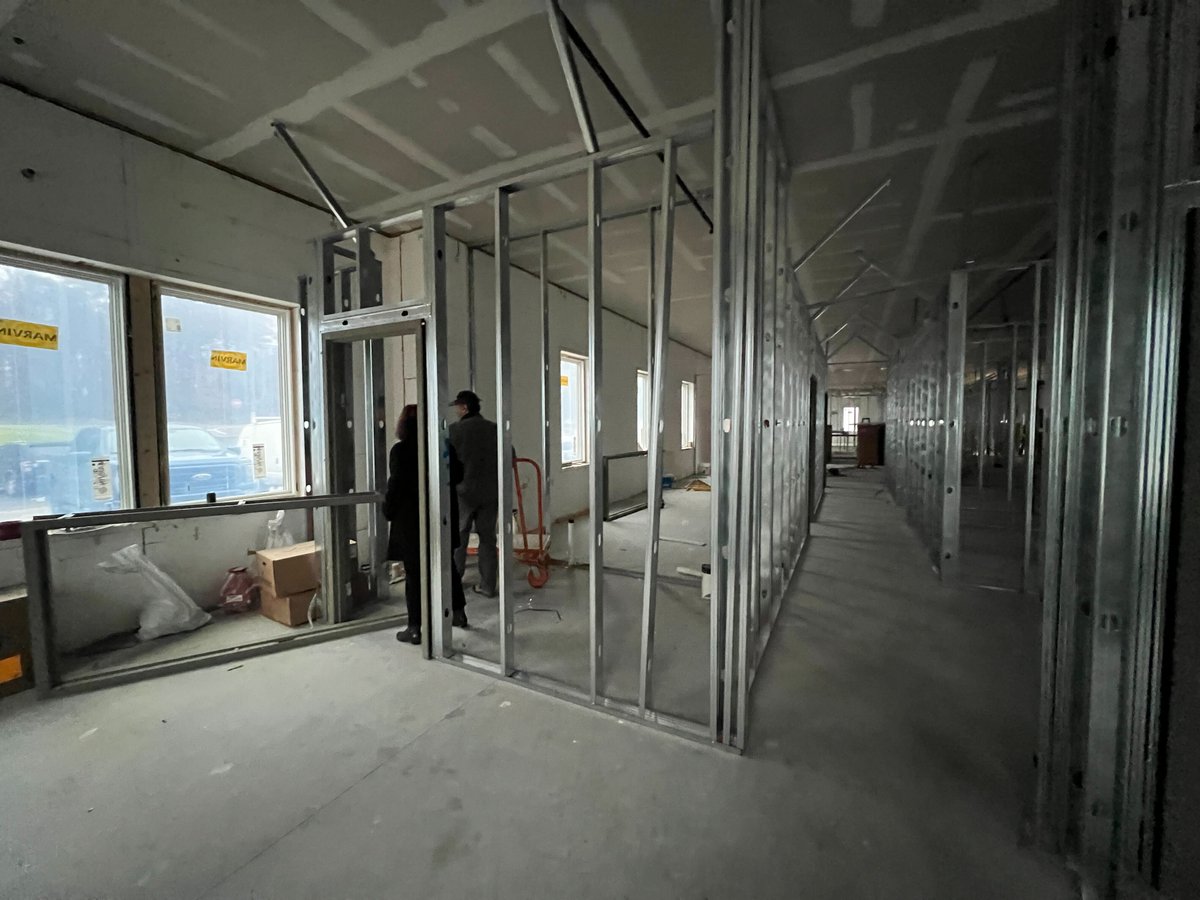 VAiSpine's tweet photo. Framing and HVAC is underway at our new location! More updates to come! https://t.co/8gOwhVvr1G