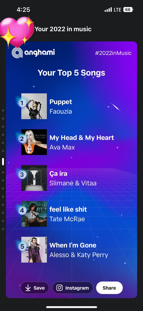 HurricaneDemi_'s tweet photo. @faouzia your song is my n1 on anghami . This song made my year easier. Love youuu https://t.co/O3AtmSIn2I