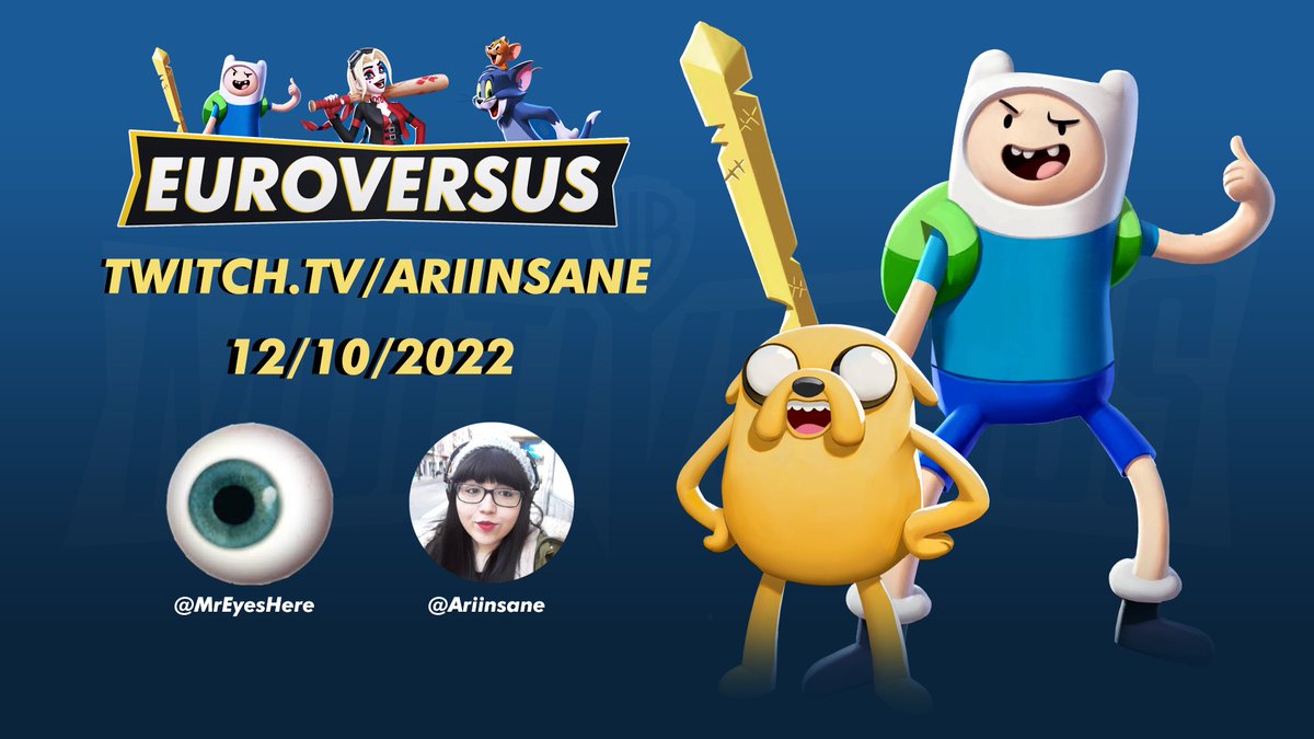Ariinsane's tweet photo. What's up folks?
I am honoured to say that this Saturday I will be casting and hosting EUROVERSUS on my Twitch channel!
This will be the first of many more we are planning for you. Multiversus EU is on fire! 🔥
Grab a friend and join us this weekend!
https://t.co/F1WDbJeSLc https://t.co/0WZ5yP6AWf