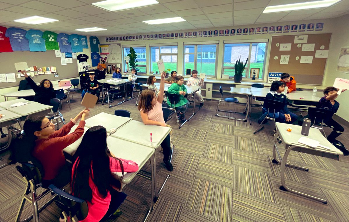 JAnconaLHS's tweet photo. Mr Radford’s point system to questions is a game changer! Who knew kids could be this eager to answer questions about ancient civilizations? #HighlyEngagedClassroom https://t.co/tmdLeBc9ug