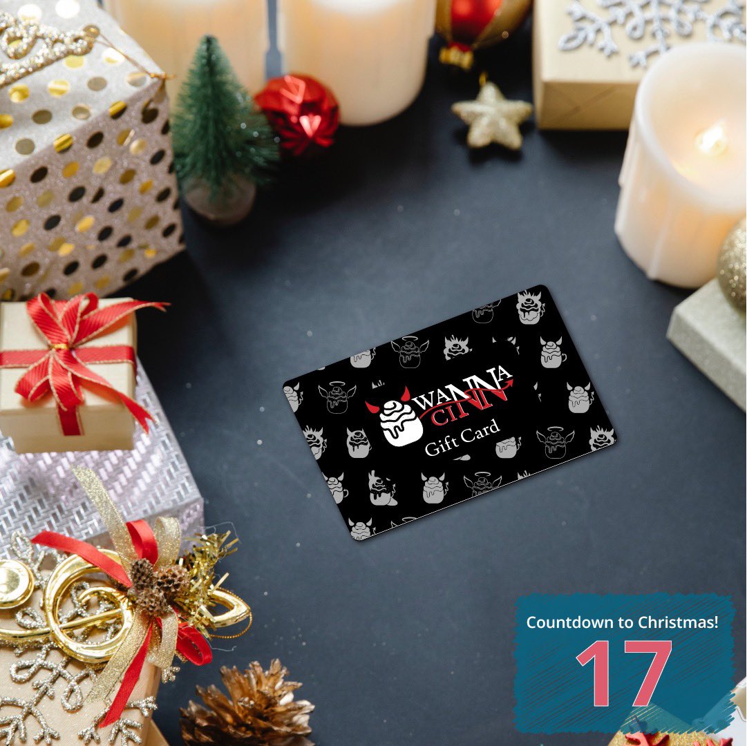 WannaCinn's tweet photo. A Cinnful idea for a stocking stuffer! Come in to the store to get some gift cards for your loved ones.

#utahchristmas #christmasgiftcards #neighborgifts #utahfoods #utahtreats #utaheats #utahsweets https://t.co/XOapzQMiZf