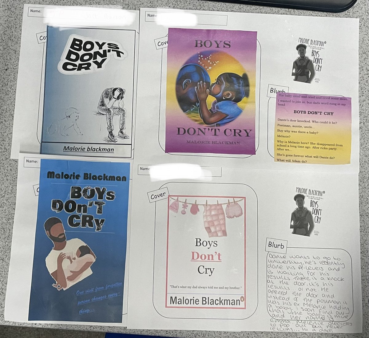 In iMedia today, students were busy creating book covers for #boysdontcry <a href="/EllowesTandL/">Ellowes Teaching and Learning Community</a> <a href="/Elloweshallspo1/">Ellowes Hall Sports College</a> These are the ones that my year 9s liked but I just couldn’t decide as there’s 31 book covers to pick from! <a href="/EllowesHouse/">Ellowes House Competitions</a>